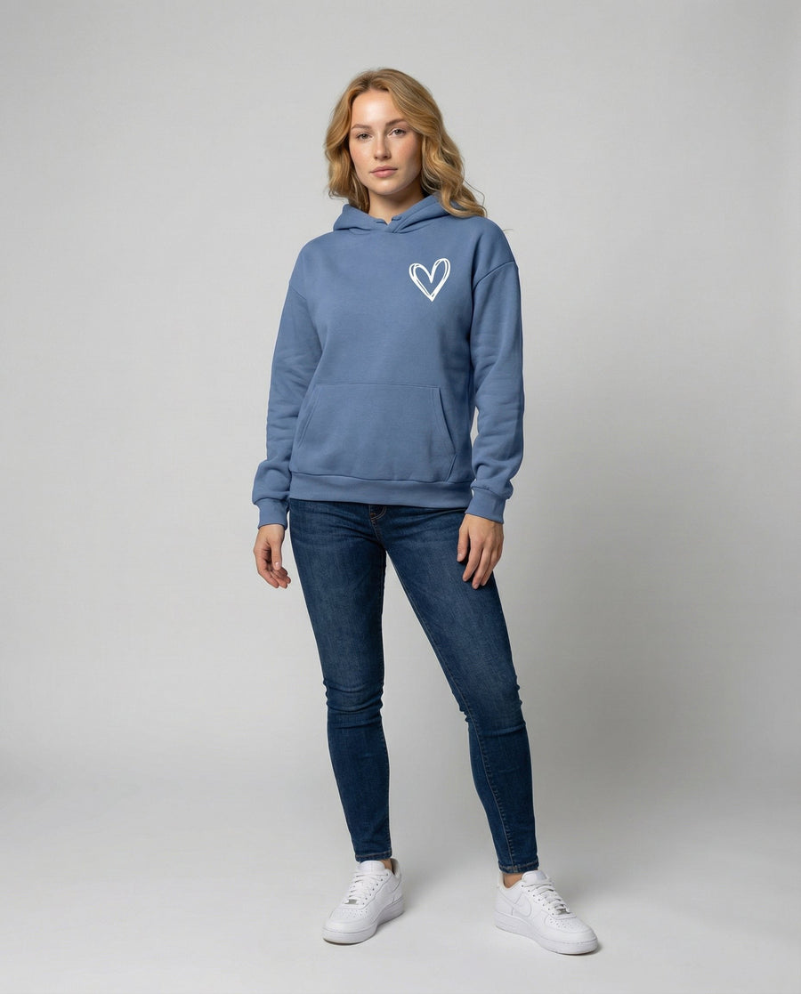 Katja Hoodie with Hood in Blue
