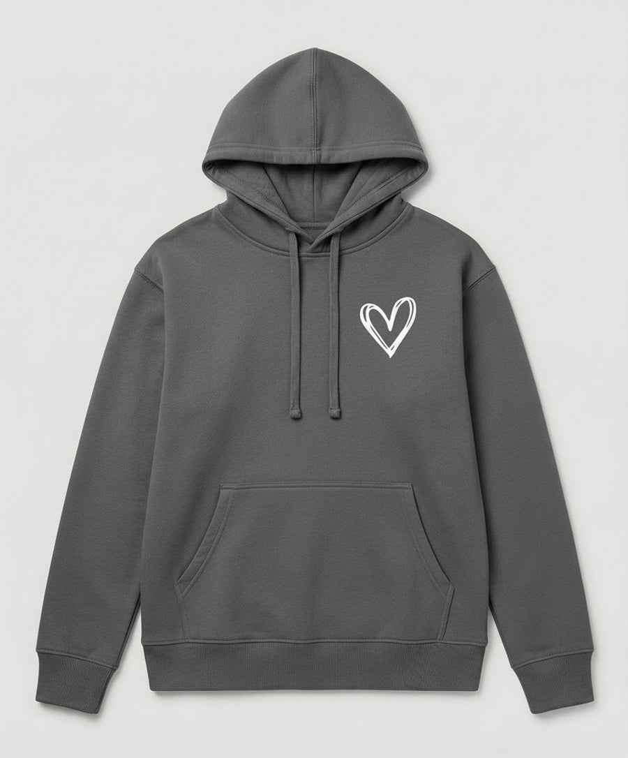 Katja Hoodie with Hood in Dark Grey