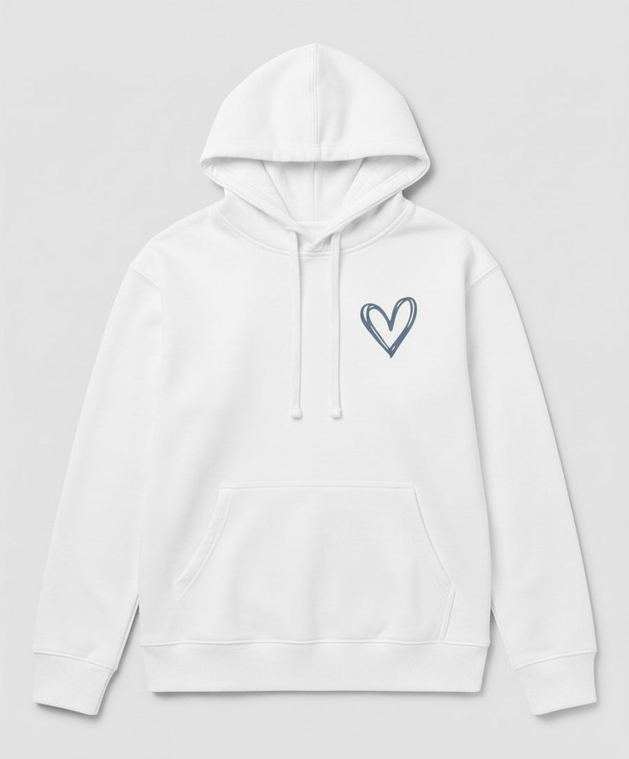 Katja Hoodie with Hood in White