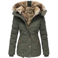 Katja Jacket with Pockets and Hood in Apricot