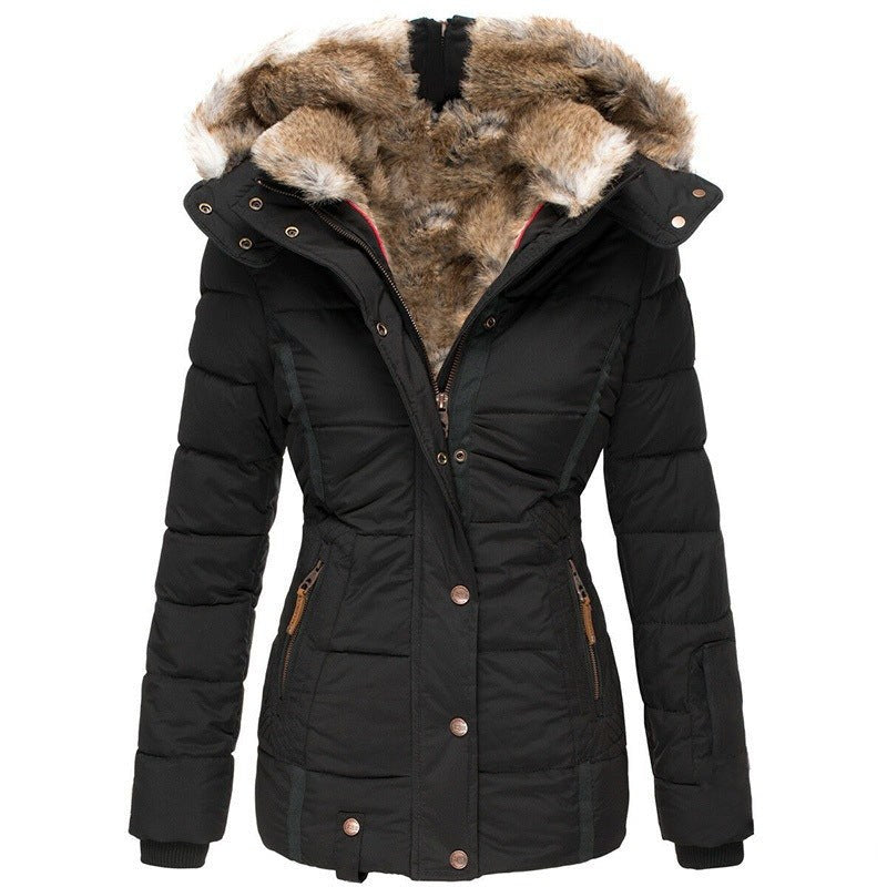 Katja Jacket with Pockets and Hood in Black