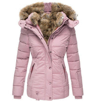Katja Jacket with Pockets and Hood in Pink
