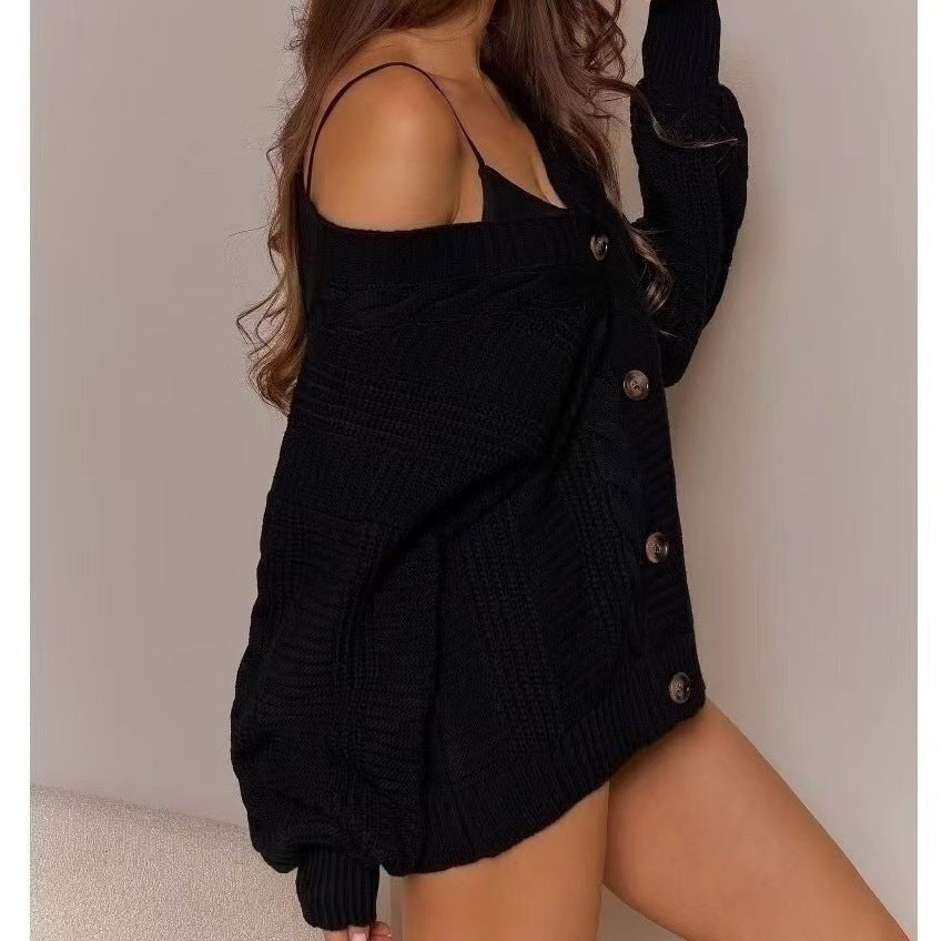 Katja Knit Cardigan with Button Front