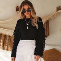 Katja Knit Sweater in Black