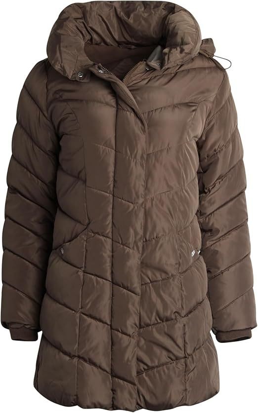 Katja Parka in Dark Brown