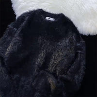 Katja Sweater with Crew Neck in Black