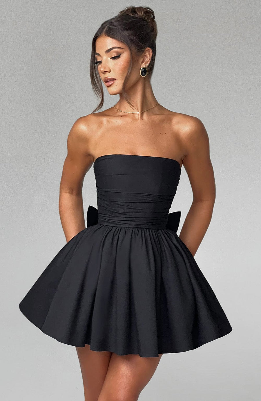 Sasha Mini Dress – Black