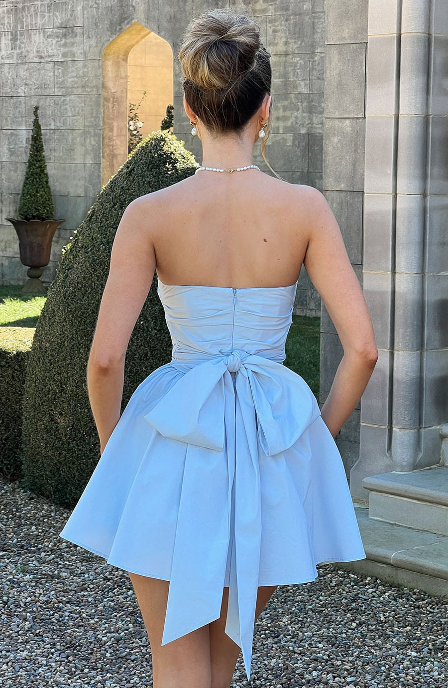 Sasha Mini Dress – Blue