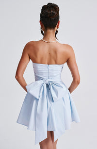 Sasha Mini Dress – Blue