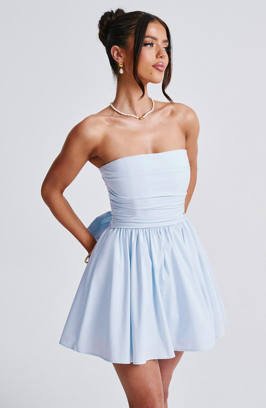 Sasha Mini Dress – Blue