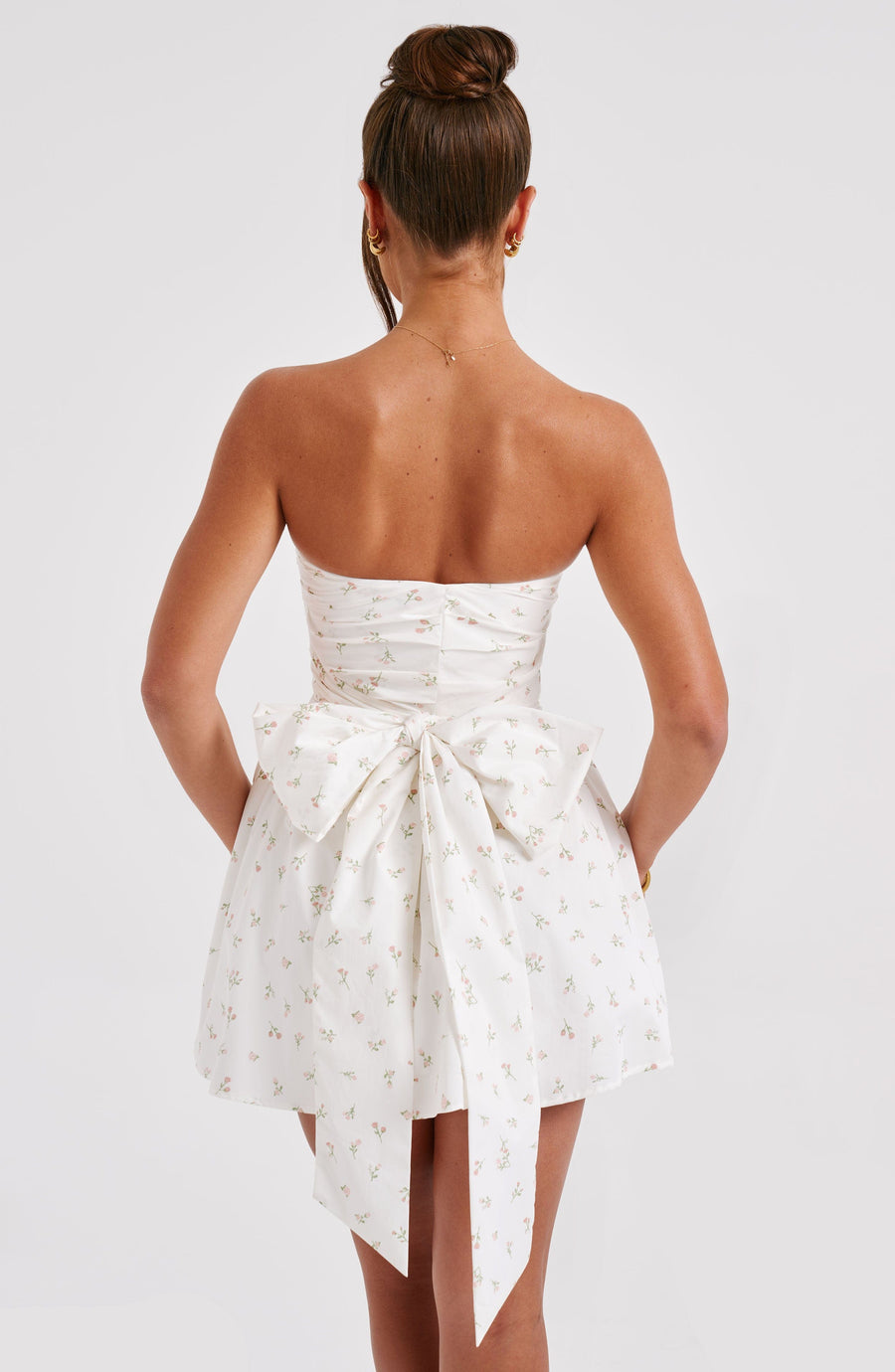 Sasha Mini Dress – Blush Floral Print
