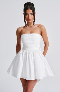 Sasha Mini Dress – Ivory