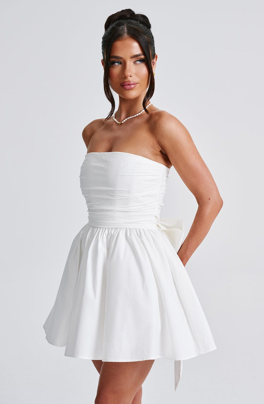Sasha Mini Dress – Ivory