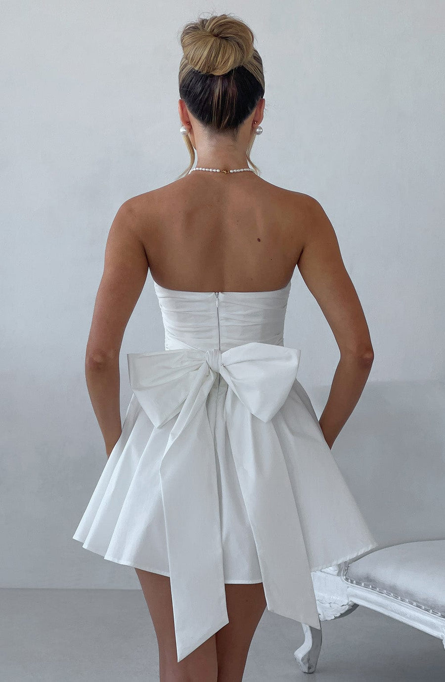 Sasha Mini Dress – Ivory