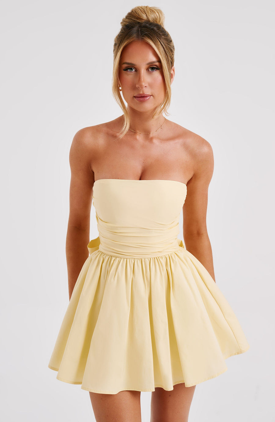 Sasha Mini Dress – Lemon