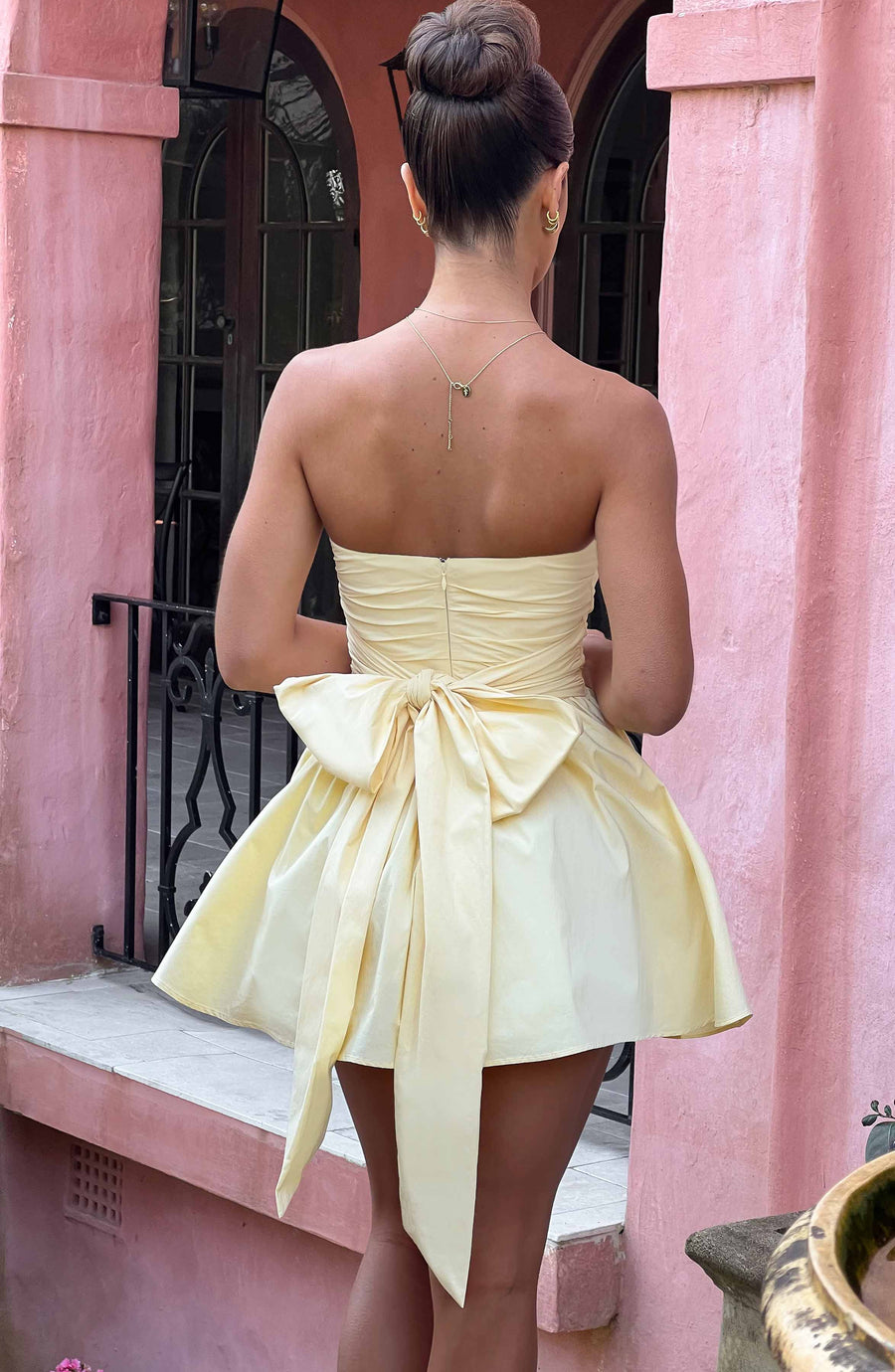 Sasha Mini Dress – Lemon
