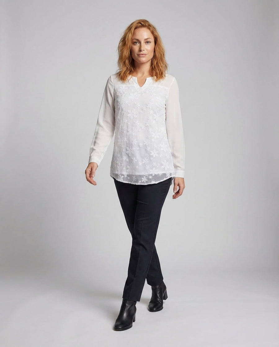 Keira Blouse with Embroidery