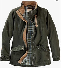 Keira Casual Jacket in Olive Green