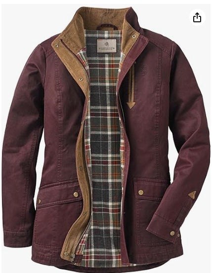 Keira Casual Jacket in Wine Red