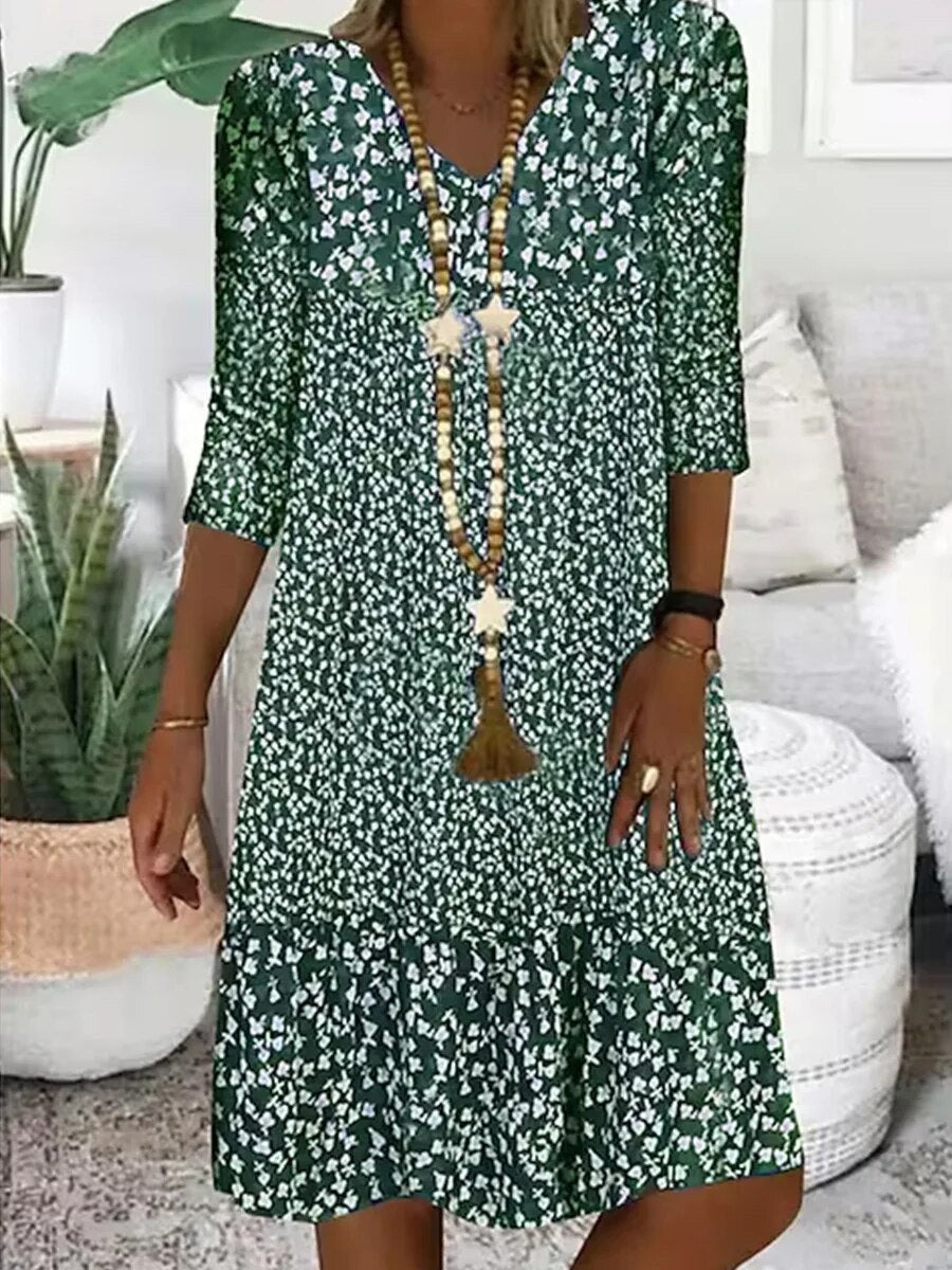 Keira Dress in Green