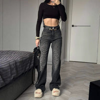 Keira Jeans in Polka Dot