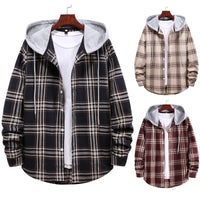 Keira Shirt with Checked and Hood