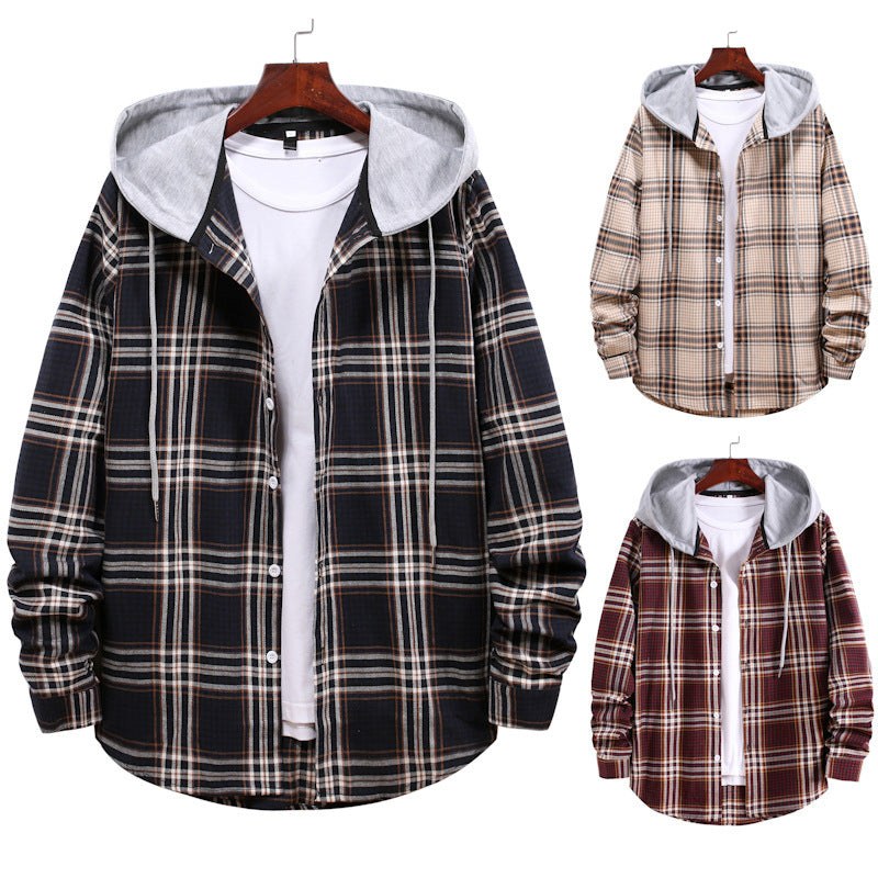 Keira Shirt with Checked and Hood