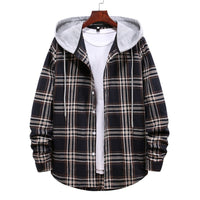 Keira Shirt with Checked and Hood