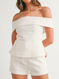 Kelley™ Elegant Two-piece Suit in White