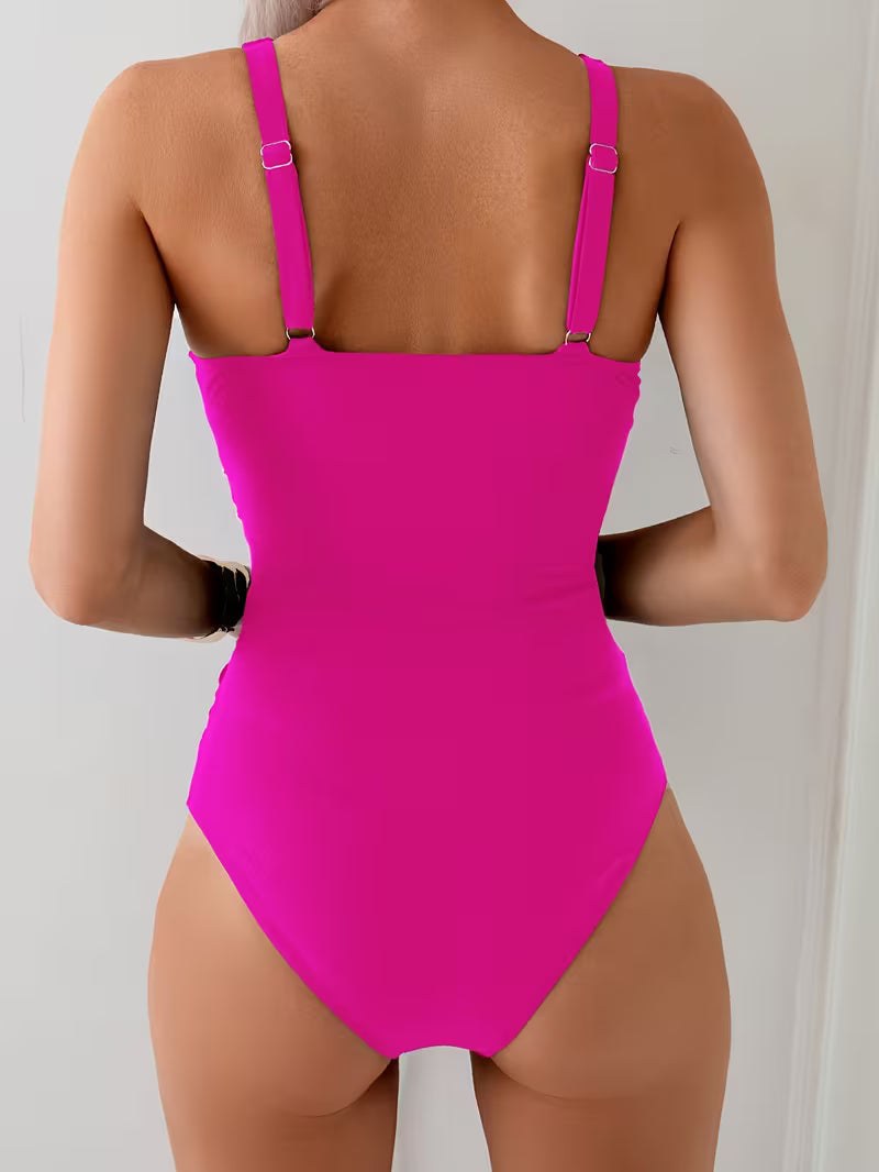 Kelly™ One-Piece Strapless Swimsuit in Pink