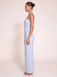 Kenna Maxi Skirt in Blue