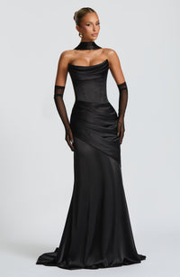 Mathilde Maxi Dress – Black