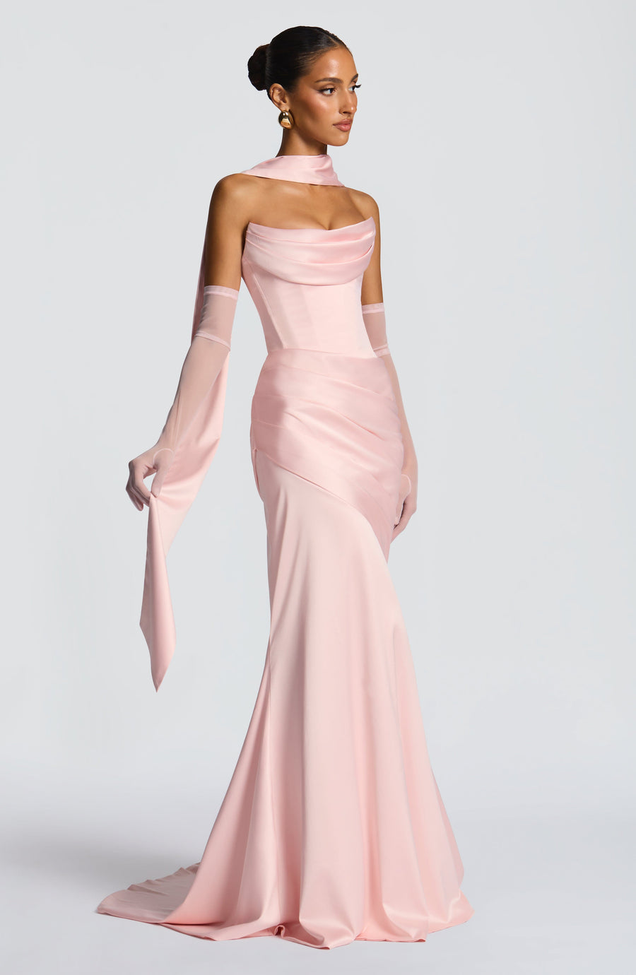 Mathilde Maxi Dress – Blush