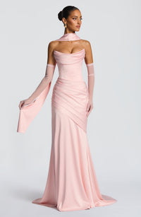 Mathilde Maxi Dress – Blush