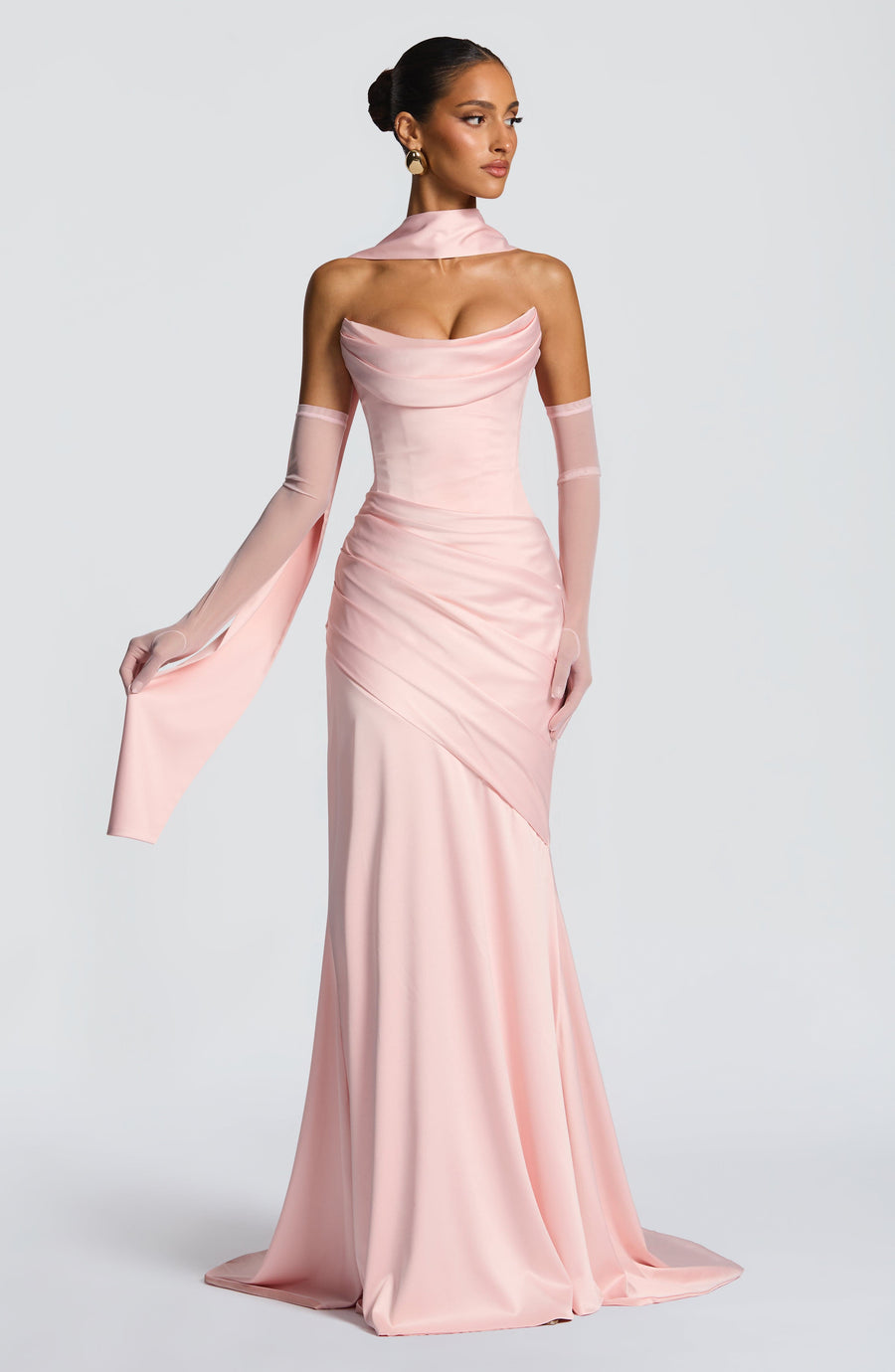 Mathilde Maxi Dress – Blush