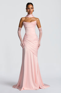 Mathilde Maxi Dress – Blush
