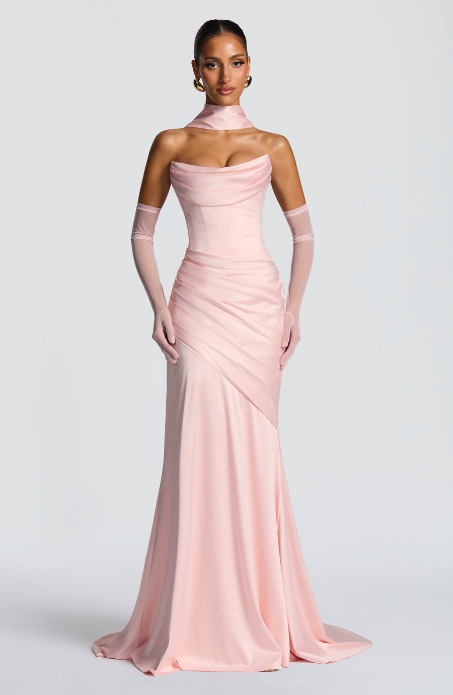 Mathilde Maxi Dress – Blush