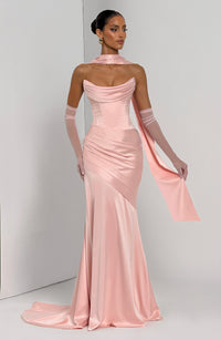Mathilde Maxi Dress – Blush