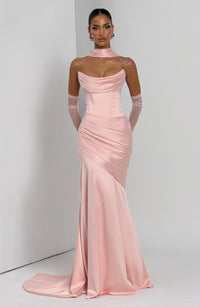 Mathilde Maxi Dress – Blush