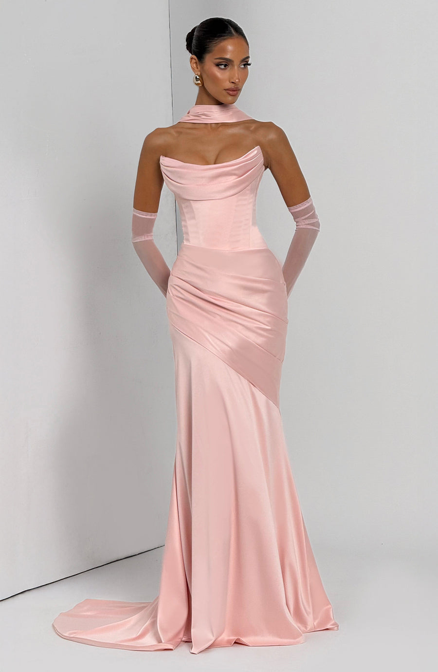 Mathilde Maxi Dress – Blush