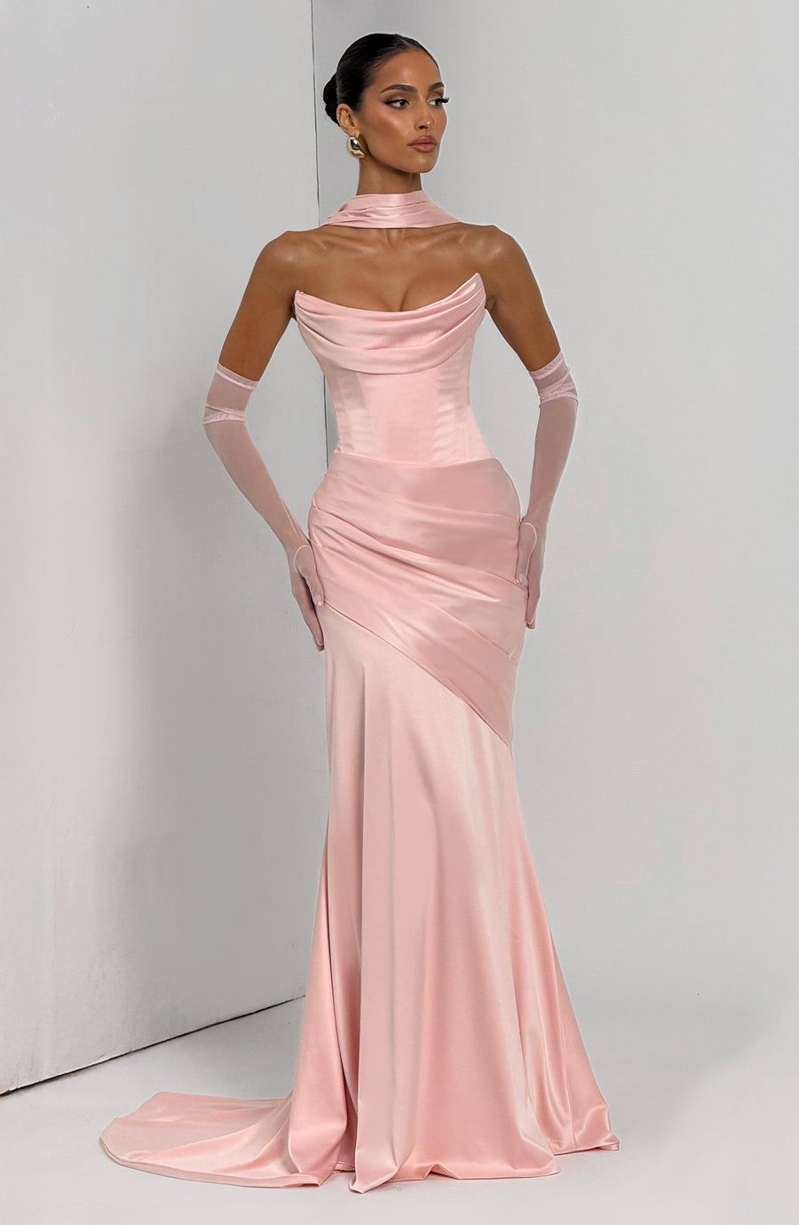 Mathilde Maxi Dress – Blush