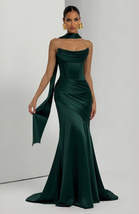 Mathilde Maxi Dress – Emerald