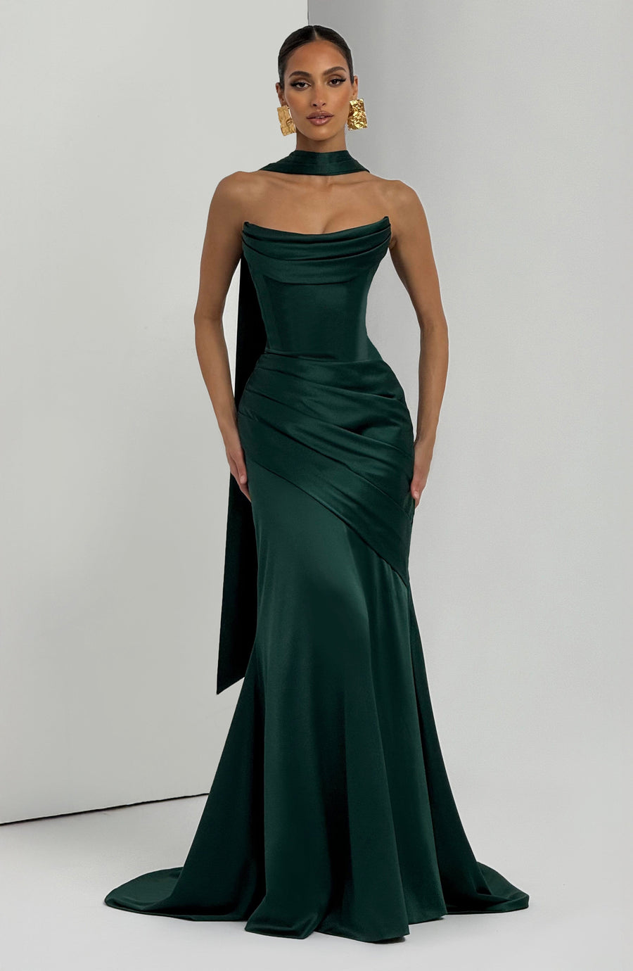 Mathilde Maxi Dress – Emerald