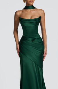 Mathilde Maxi Dress – Emerald