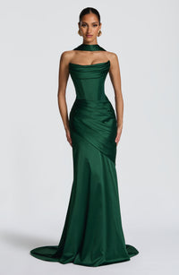 Mathilde Maxi Dress – Emerald