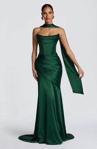 Mathilde Maxi Dress – Emerald
