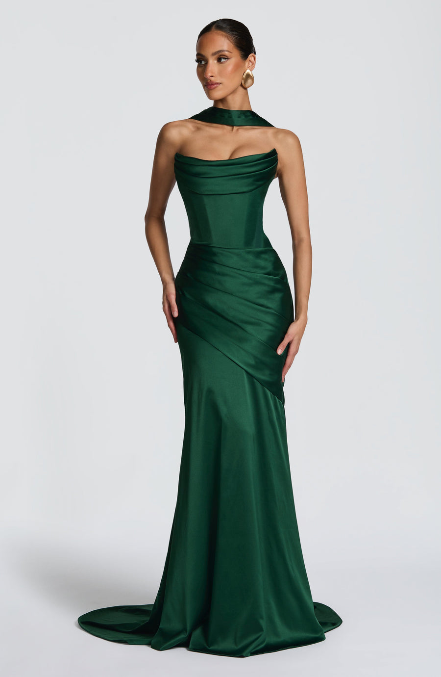 Mathilde Maxi Dress – Emerald