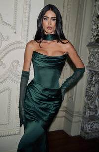 Mathilde Maxi Dress – Emerald