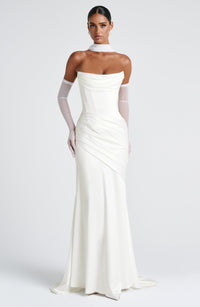 Mathilde Maxi Dress – Ivory
