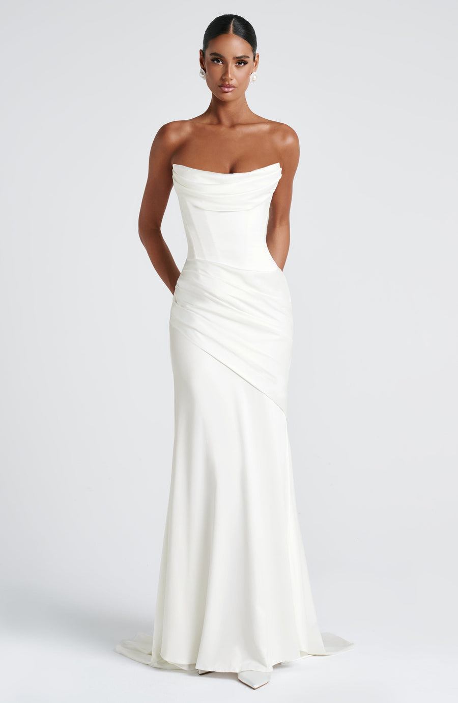 Mathilde Maxi Dress – Ivory